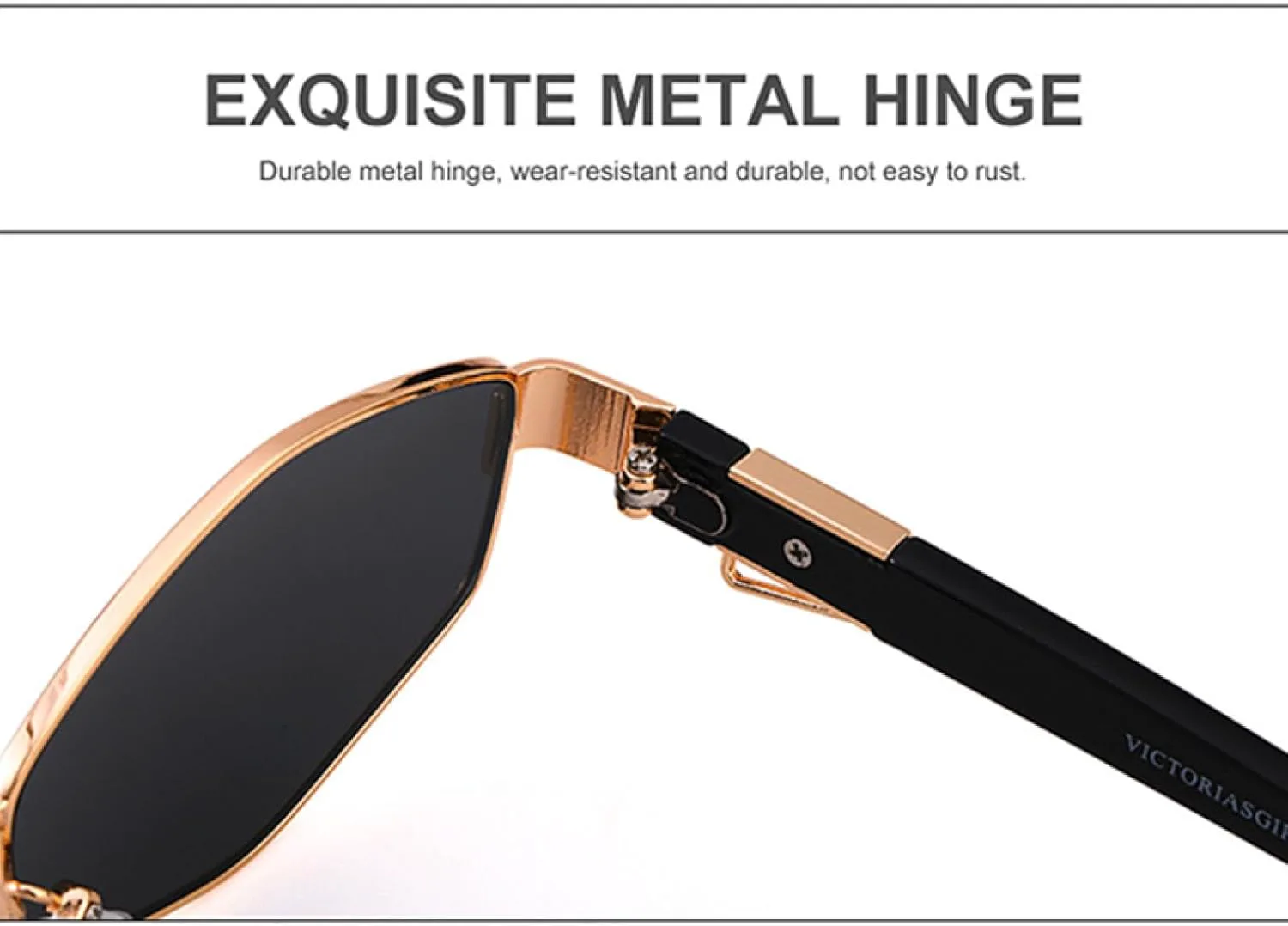 

Винтажные панк-солнцезащитные очки для женщин с цепочкой, маленькая оправа, солнцезащитные очки класса люкс с защитой от УФ-излучения UV400 TOIPASTN, Gray Blue