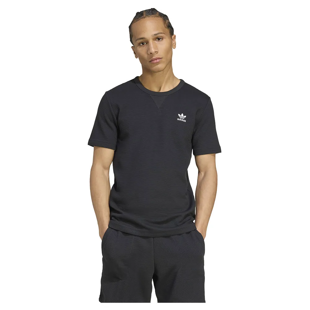 

Футболка с коротким рукавом adidas Originals Trefoil Essentials Waffle, черный