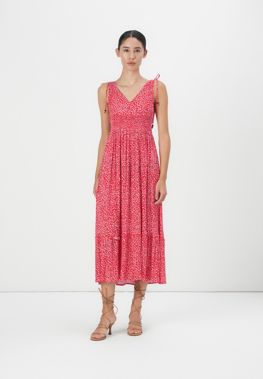 

Платье макси ONLFERNANDA LIFE LONG DRESS ONLY, красный