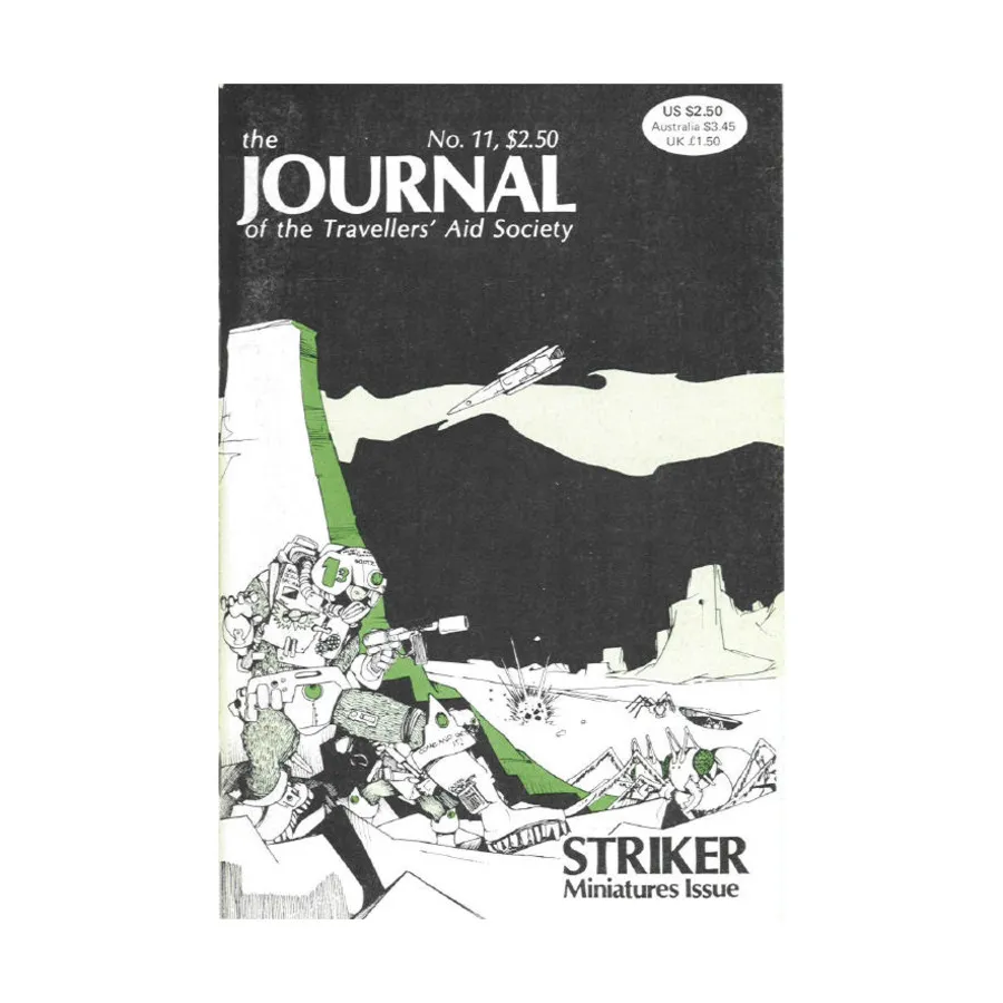 

Журнал #11 "Striker Miniatures, Archaic Missile Weapons", Traveller - Journal of the Travellers' Aid Society