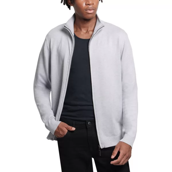 

Мужской свитер с воротником-стойкой на молнии Xray, цвет light heather gray