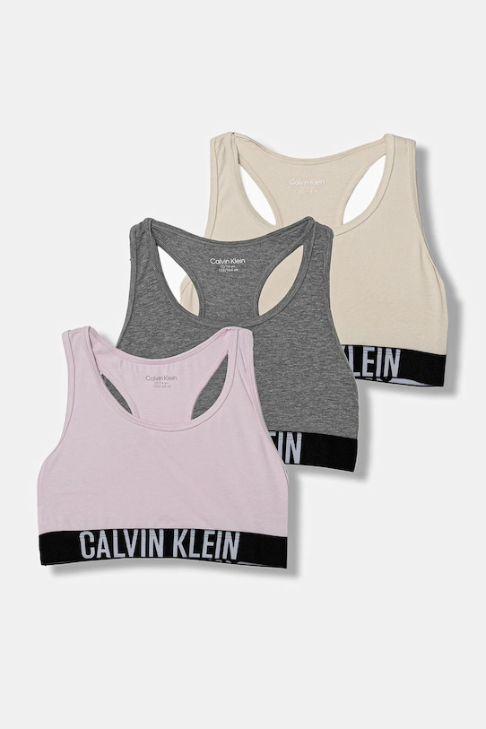 

Детский спортивный бюстгальтер, 3 пары Calvin Klein Underwear, серый