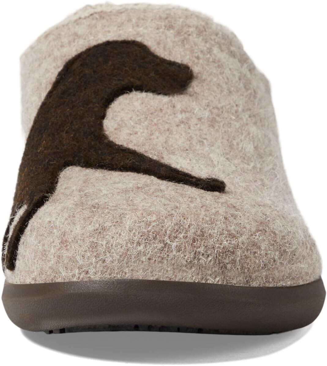Тапочки Daybreak Scuffs Motif L.L.Bean, цвет Taupe/Chocolate Dog — фото 2