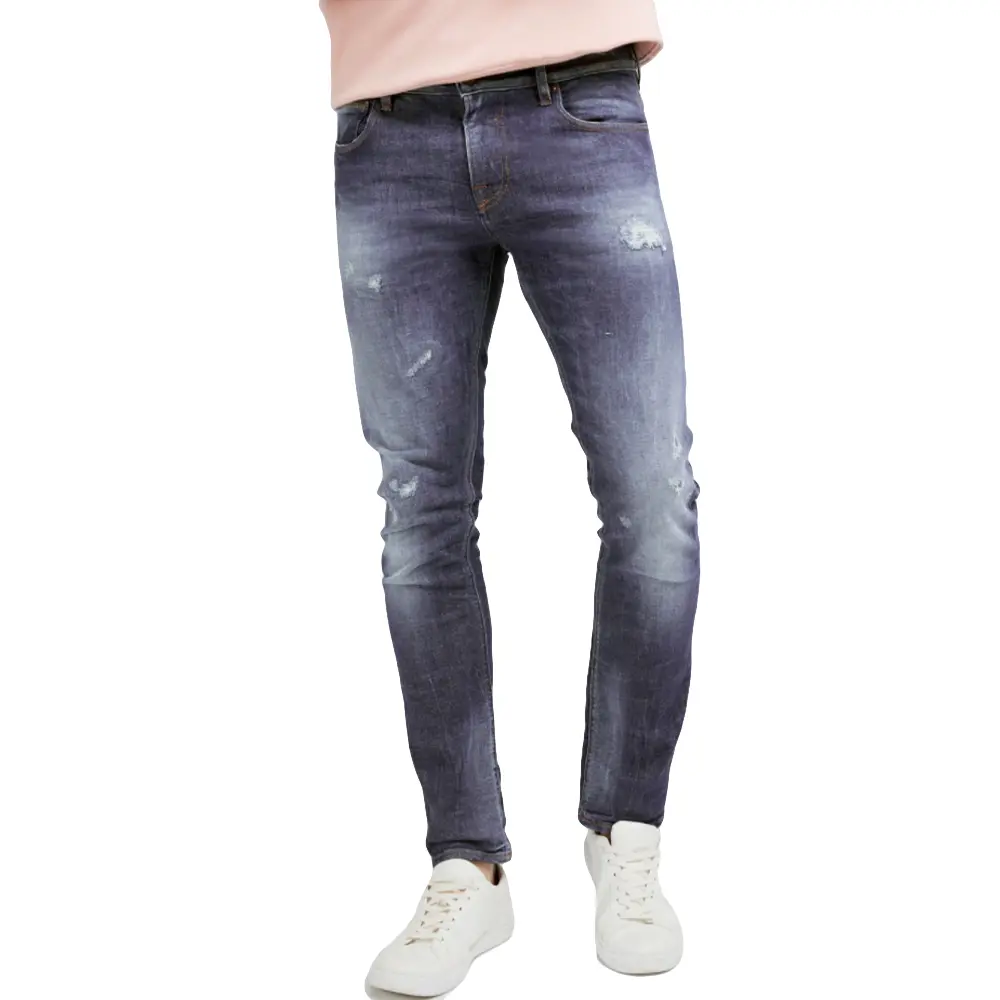 

Джинсы в мужском стиле Guess, синий