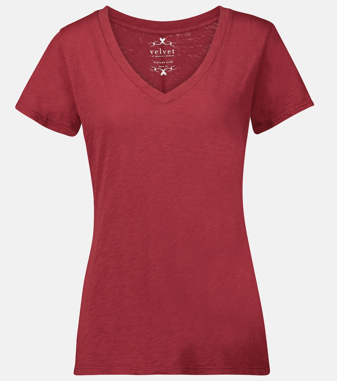

Футболка из хлопка Лилит Velvet, Cherry