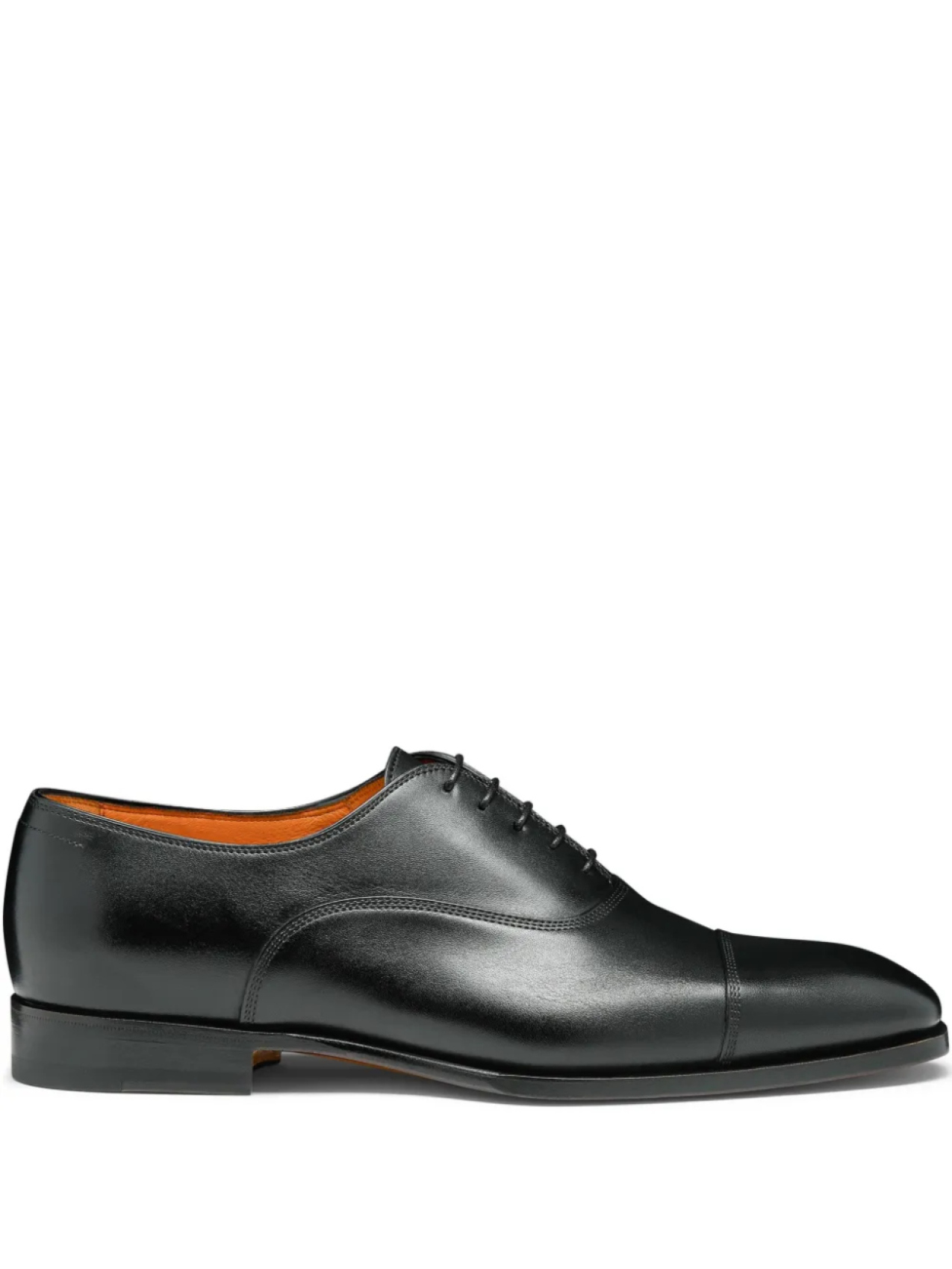 

Santoni кожаные оксфорды, черный