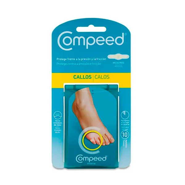 

Немедленное облегчение боли Apósitos Callos Medianos Compeed, 10 UD