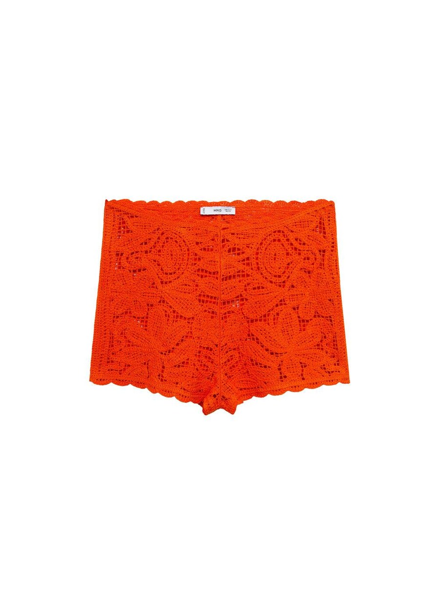 

Шорты MANGO Slim fit Pants Esteba, цвет lobster