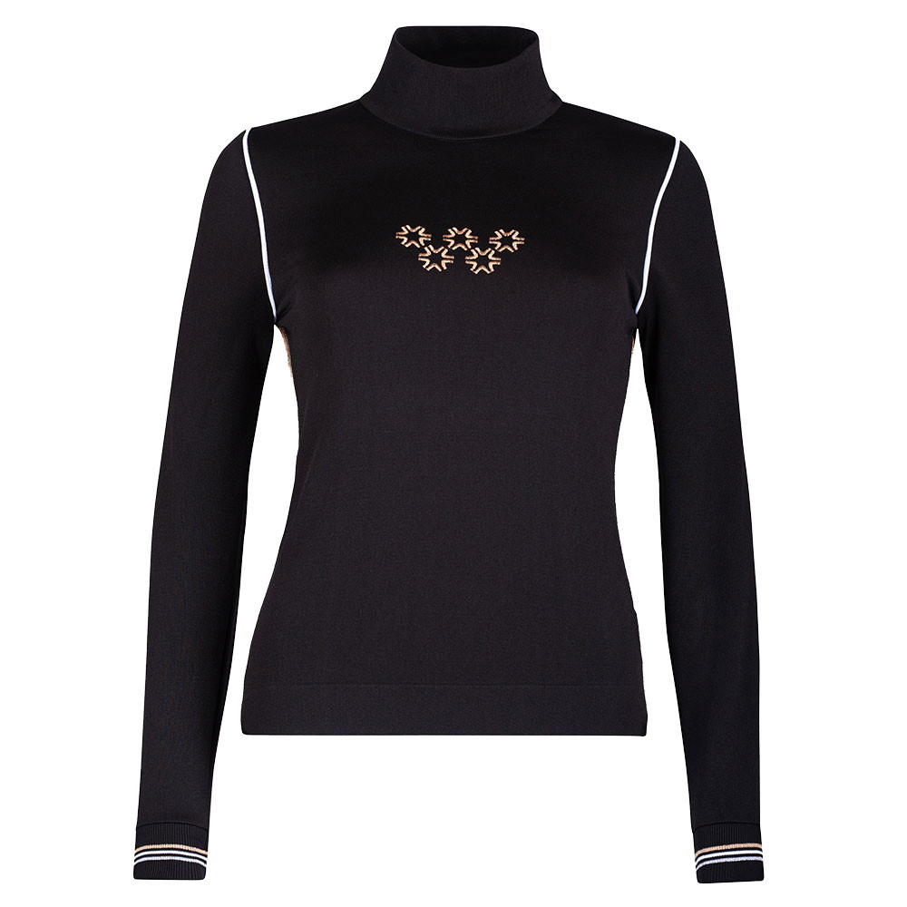 

Свитер с высоким воротником Newland Sunny Side (женский), Black