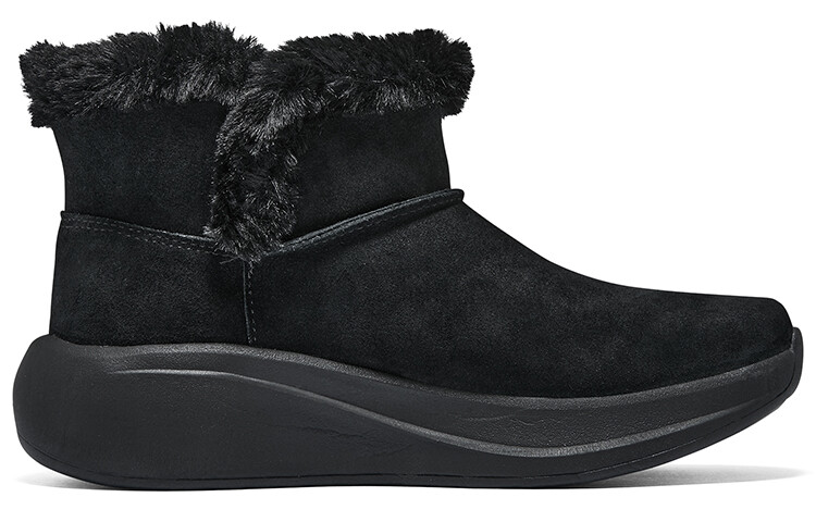 Зимние ботинки женские Skechers с мехом, черный — фото 2