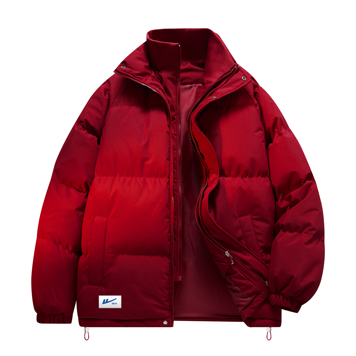 

Пуховик Unisex Stand Collar Thickened WARRIOR, burgundy