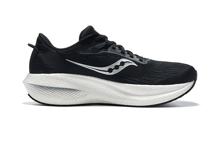Saucony Triumph Victory 21 Low top Training Running Shoes мужские черно-белые — фото 4