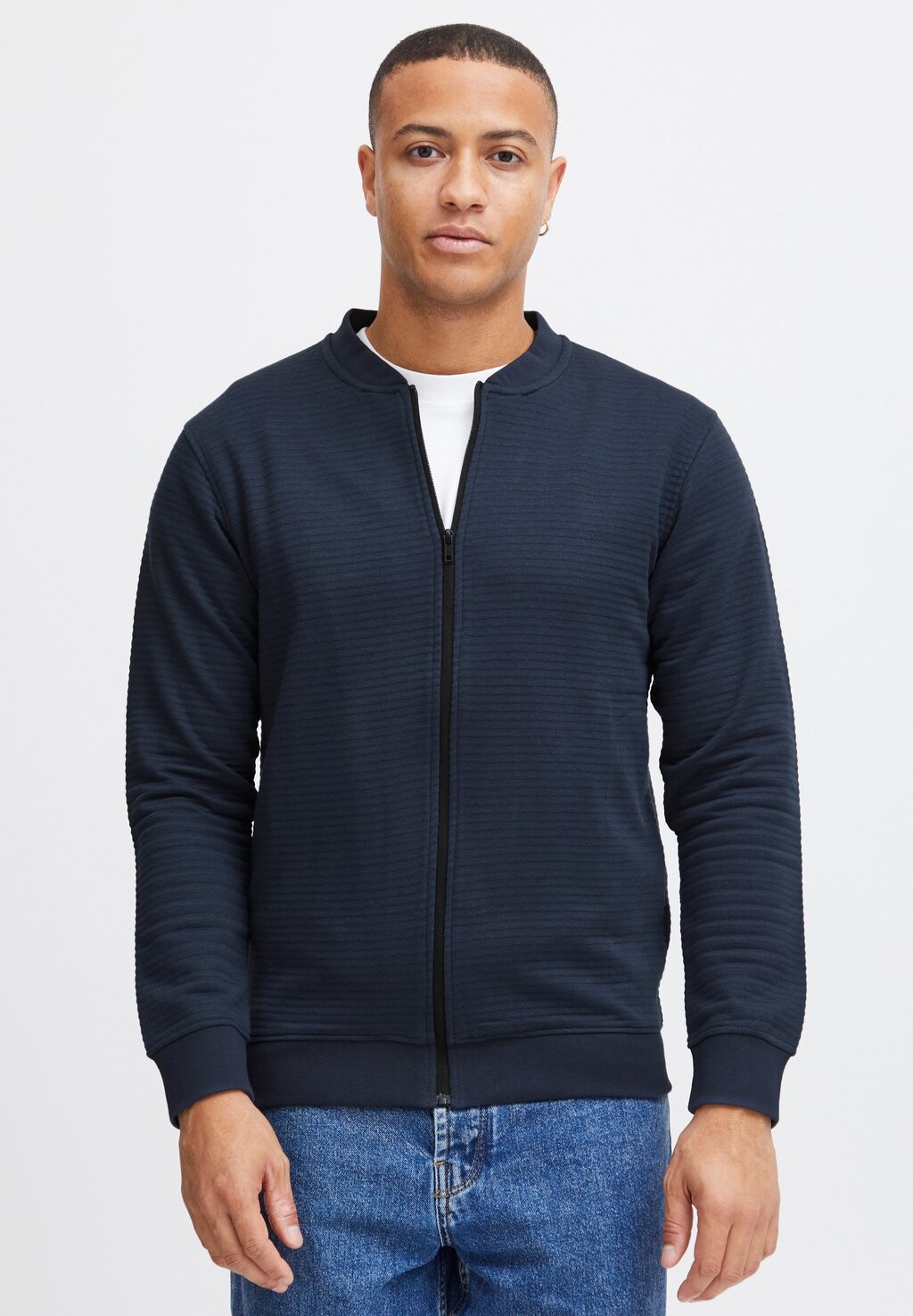 

Толстовка на молнии Idbronte Indicode, цвет navy