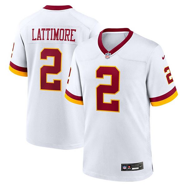 Футболка Washington Commanders Marshon Lattimore белая Nike — фото 2