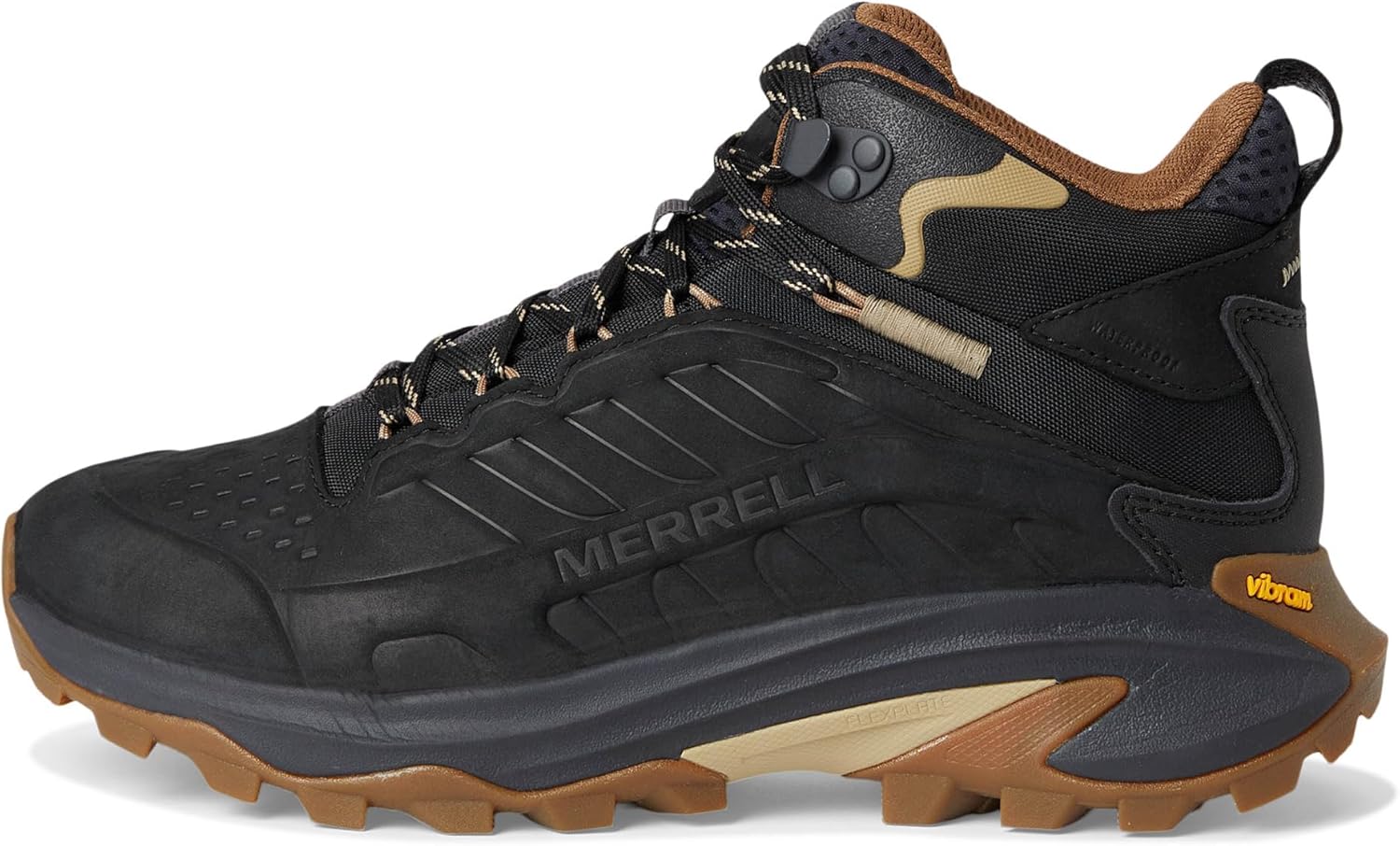 Мужские ботинки Merrell Moab Speed 2 Leather Mid водонепроницаемые, черный — фото 4
