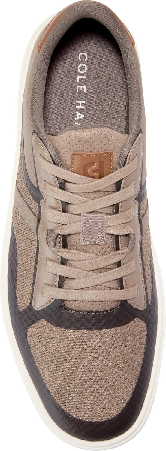 Мужские кроссовки Cole Haan Grand Crosscourt, слоновая кость/золотой/шоколадный/шоколад — фото 3