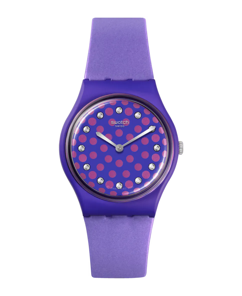 

Идеальные сливовые часы с фиолетовым силиконовым ремешком Swatch
