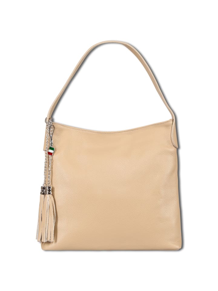 

Сумка через плечо Florence, кожа, серо-коричневый/бежевый цвет, примерно 40 см Florence