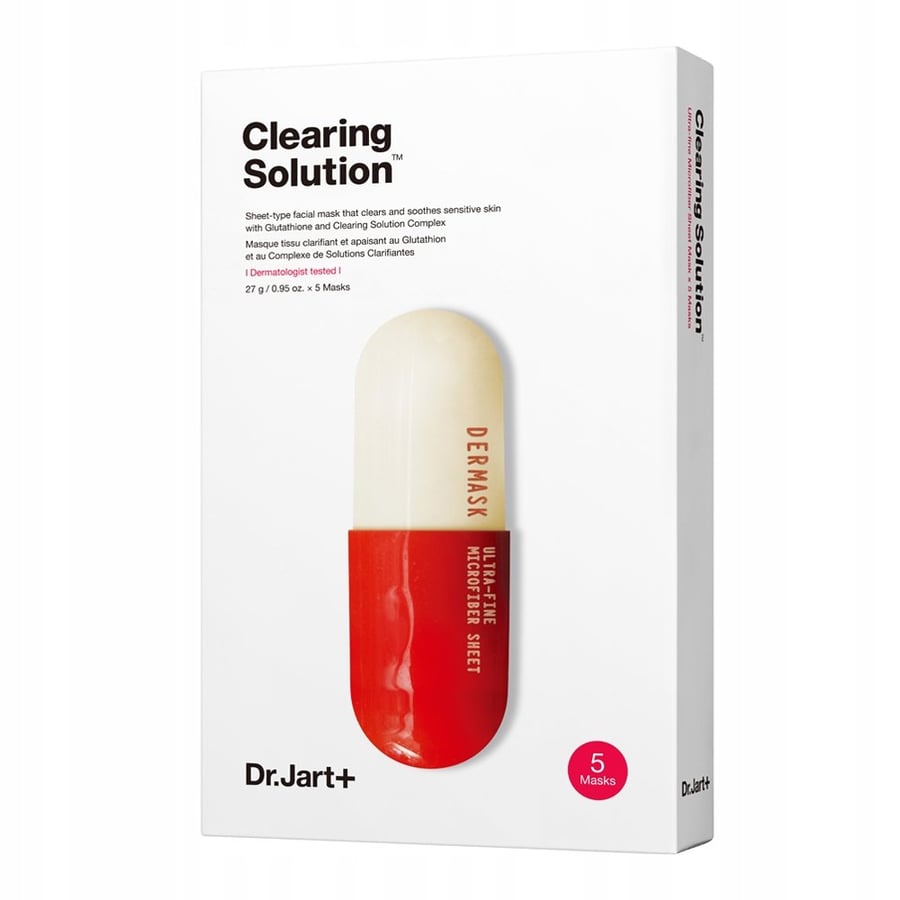 

Очищающие маски Dr. Jart+ Dermask Micro Jet Clearing Solution 5 шт. Inna marka