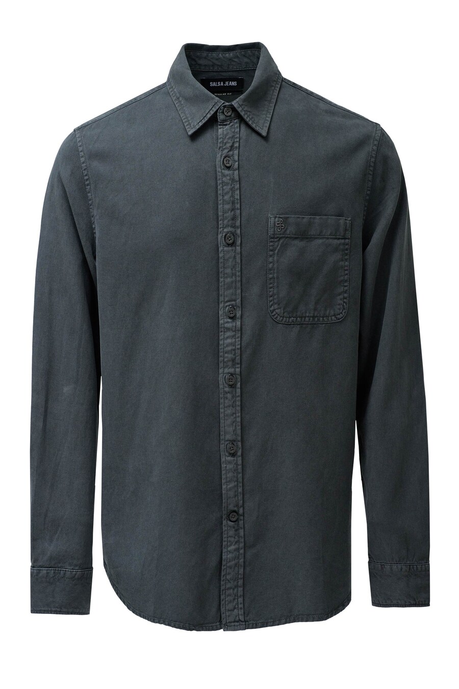 

Повседневная рубашка Salsa Jeans Regular fit Button Up Shirt, серый
