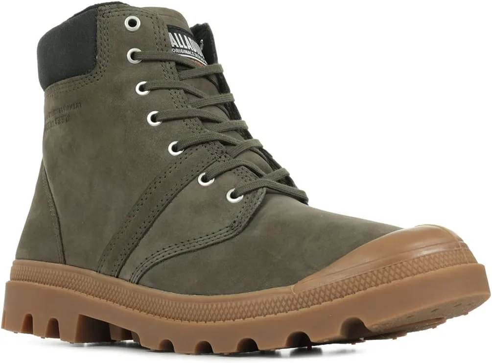 Ботинки Palladium Unisex Pallabrousse Cuff Wp+ для активного отдыха, серый — фото 2