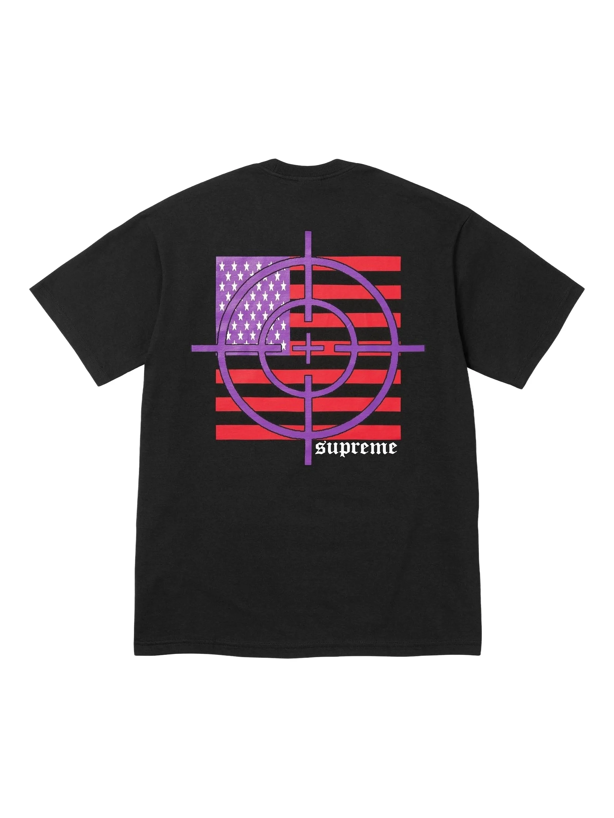 Футболка с принтом Supreme, черный — фото 2