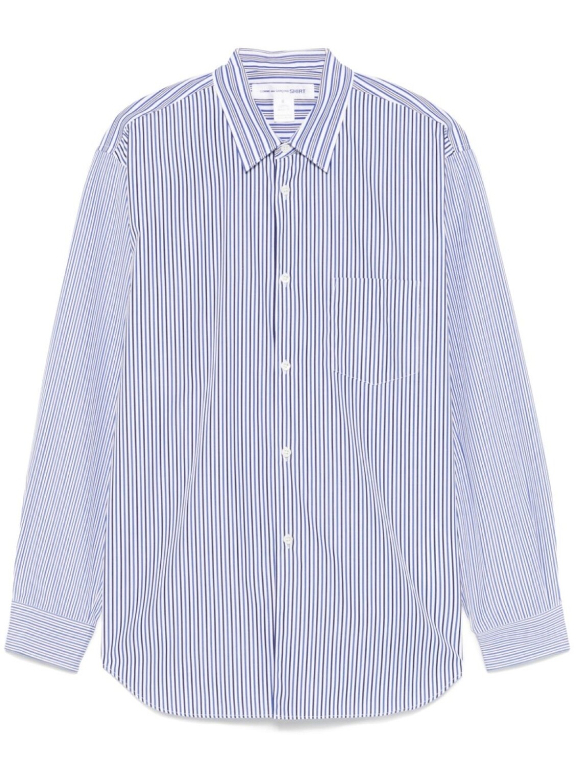 

Рубашка в полоску Comme Des Garçons Shirt, синий