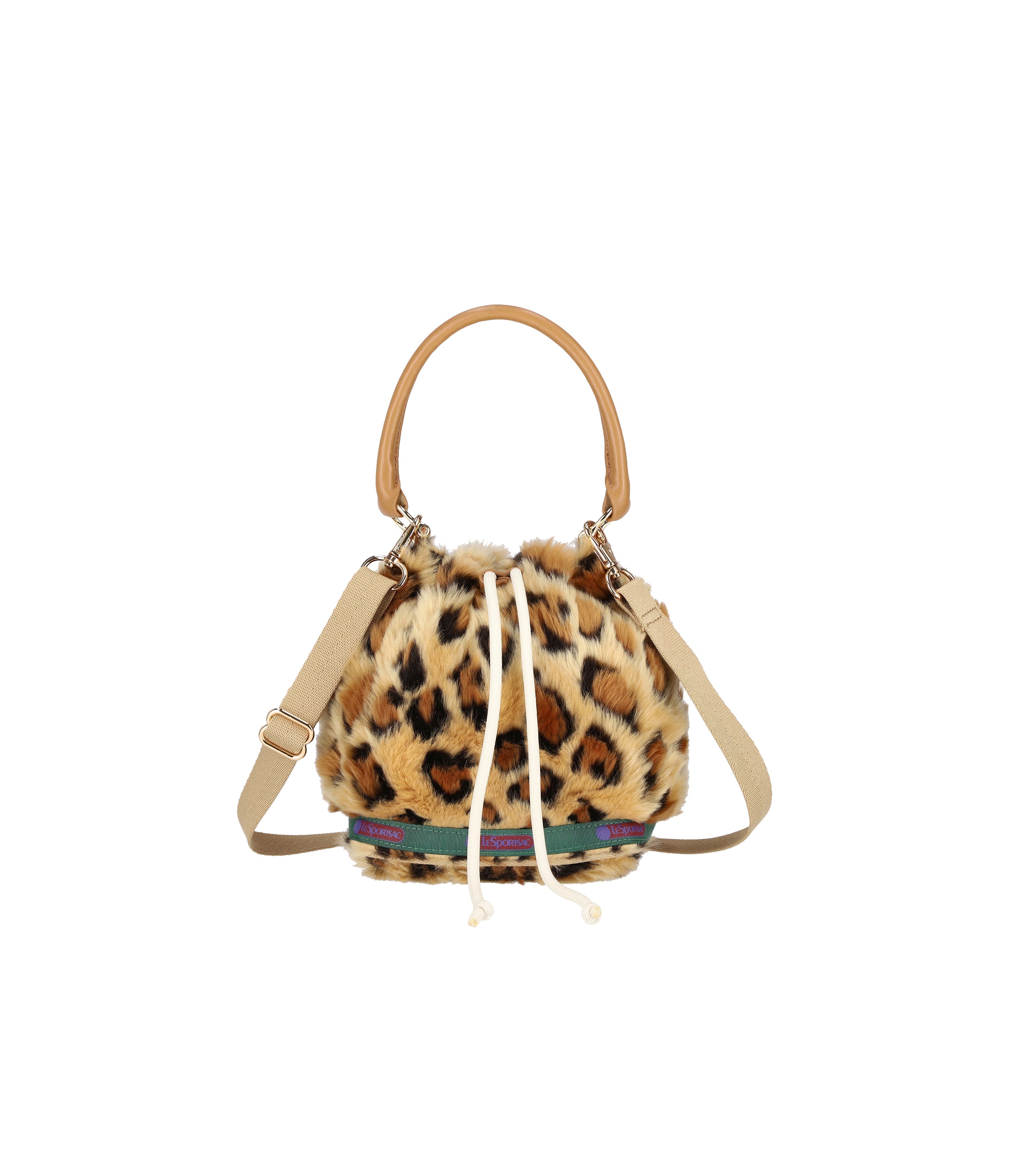 

Маленькая сумка на шнурке LeSportsac, цвет warm camel leopard fur, Коричневый, Маленькая сумка на шнурке LeSportsac, цвет warm camel leopard fur