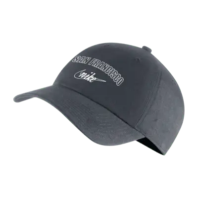 

Бейсболка Nike Golden State Warriors Heritage86 NBA Adjustable Cap, цвет Flint Grey