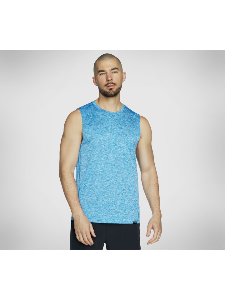 

Футболка GODRI CHARGE MUSCLE TANK темно-серого/черного цвета Skechers, Черный, Футболка GODRI CHARGE MUSCLE TANK темно-серого/черного цвета Skechers
