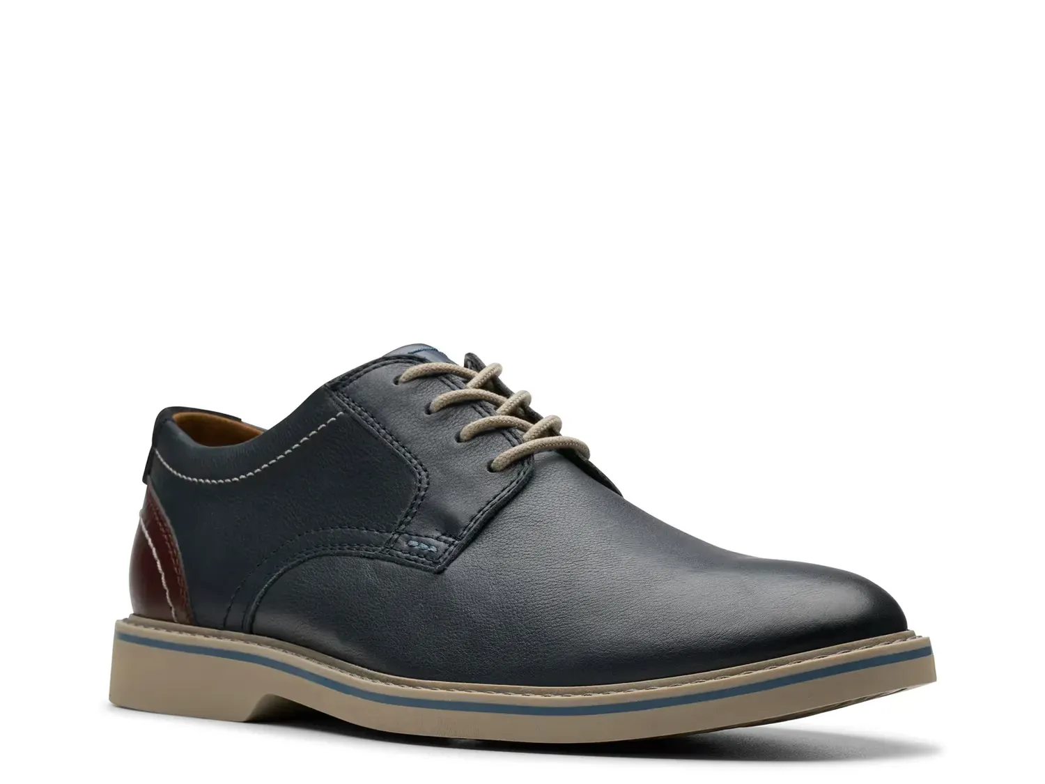 

Radcliff Оксфорды Clarks, Navy Leather