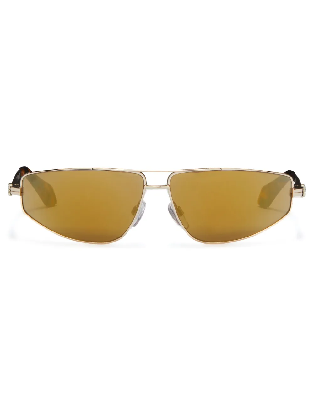 

Солнцезащитные очки Chess в прямоугольной оправе Palm Angels Eyewear, золотой