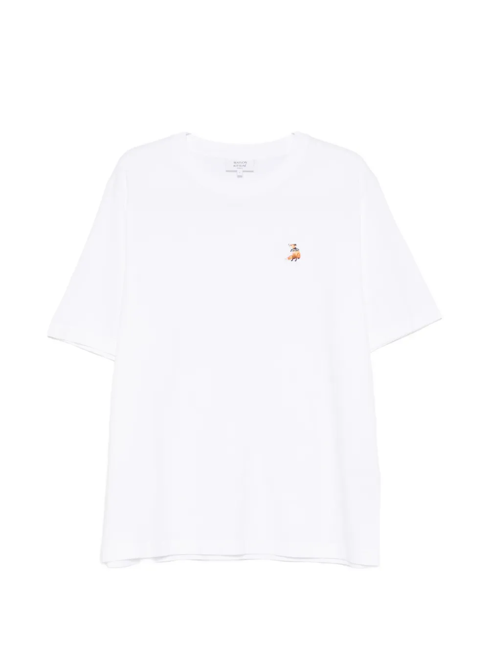 

Хлопковая футболка Maison Kitsune, белый