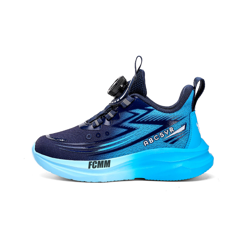 

Нескользящие, легкие, амортизирующие, низкие повседневные кроссовки для детей FCMM, синий