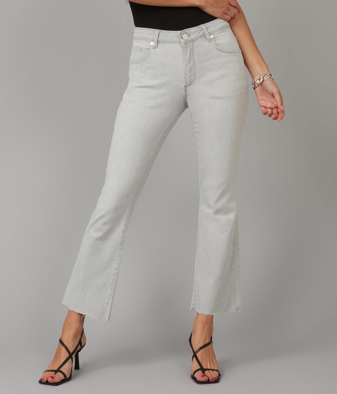 

Женские джинсы GENE-MA средней посадки Bootcut Lola Jeans, цвет mid ash