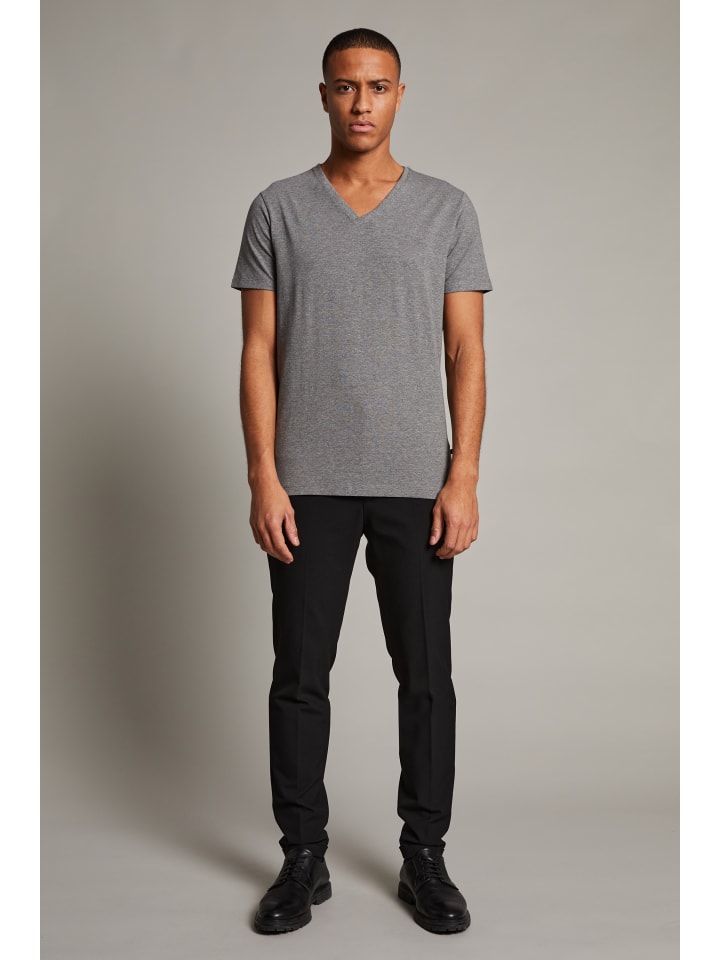 

Matinique Футболка Madelink, прямой крой, цвет средне-серый меланж