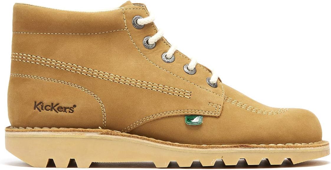 Мужские ботинки Kick Hi Classic от Kickers | Максимальный комфорт | Повышенная стойкость | Премиальное качество, кремовый — фото 2