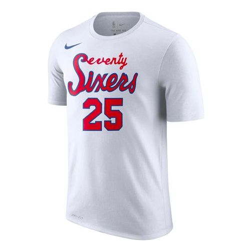 

Футболка philadelphia 76 dri-fitnba quick dry short sleeve white Nike, белый