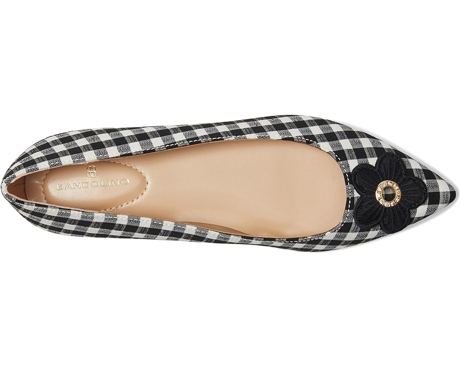 Балетки Bandolino Starry, цвет Black/White Plaid Gingham — фото 2