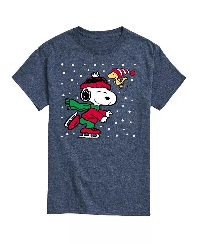 

Мужская футболка с коротким рукавом Peanuts Holidays AIRWAVES, синий