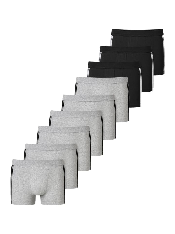 

Schiesser Ретро шорты/брюки из эластичного материала 95/5 - органический хлопок, серо-черный цвет