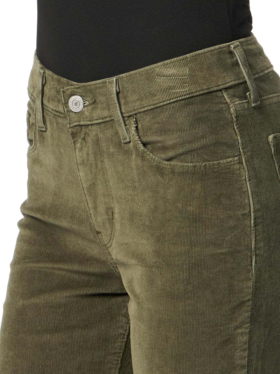 Женские классические прямые джинсы Levi's (также доступны в размере Plus), (New) Ivy Green (Corduroy - Stretch) — фото 3