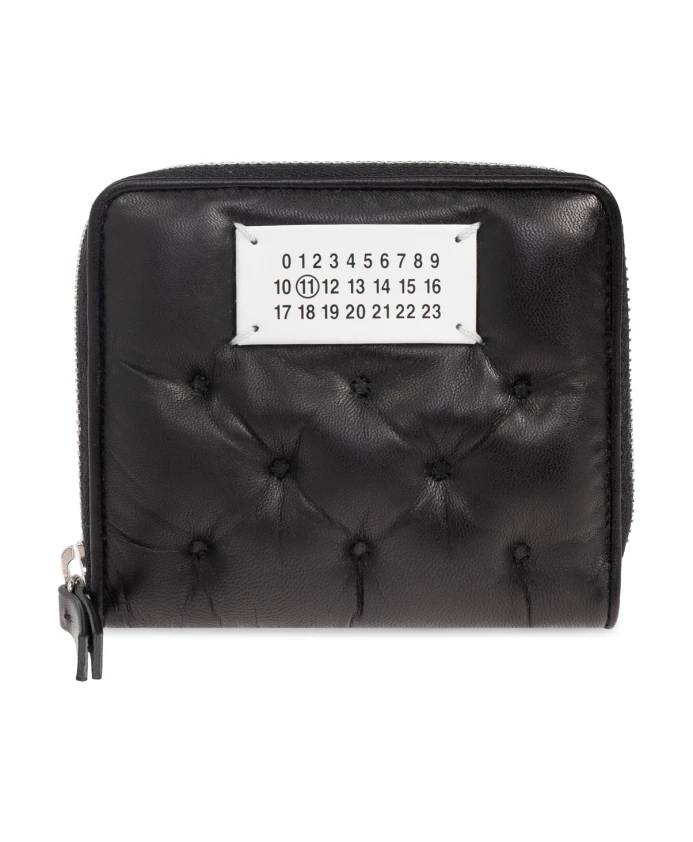 

Кожаный кошелек Maison Margiela, черный