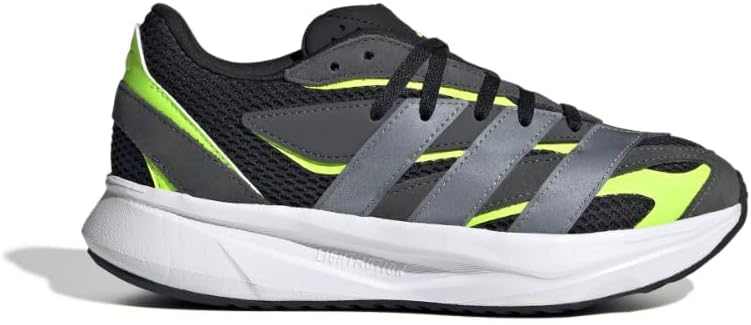 Кроссовки adidas для мальчиков Lightblaze на шнуровке, черный — фото 3
