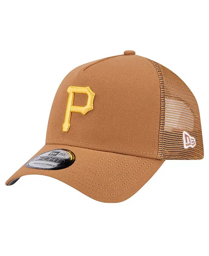 

Мужская коричневая кепка Pittsburgh Pirates A-Frame Trucker 9FORTY Adjustable New Era