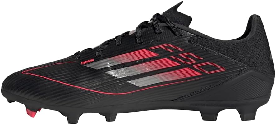 Кроссовки Adidas Unisex-Adult F50 Лига Firm Ground/Multi Ground, черный/красный/ярко-красный — фото 3