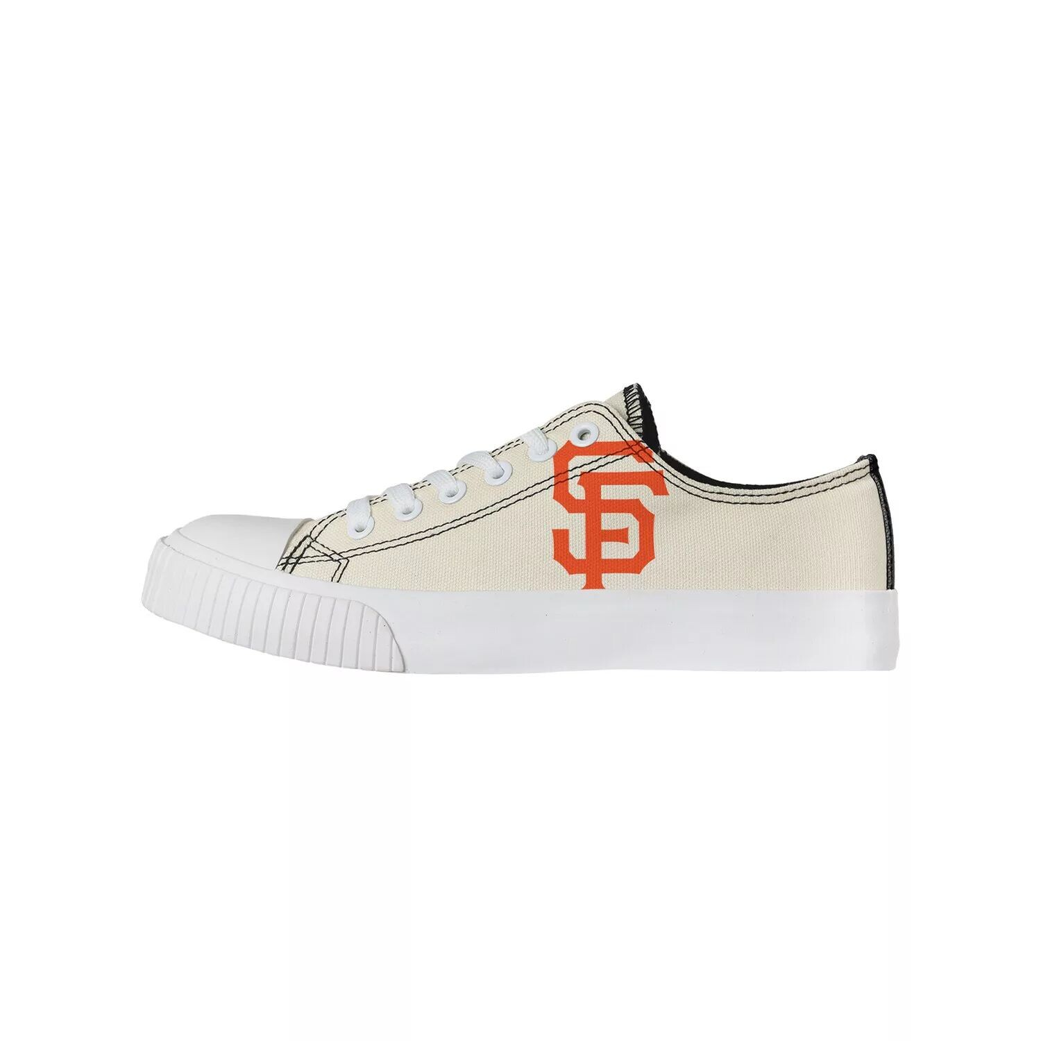 

Женские низкие парусиновые туфли кремового цвета FOCO San Francisco Giants, Бежевый, Женские низкие парусиновые туфли кремового цвета FOCO San Francisco Giants