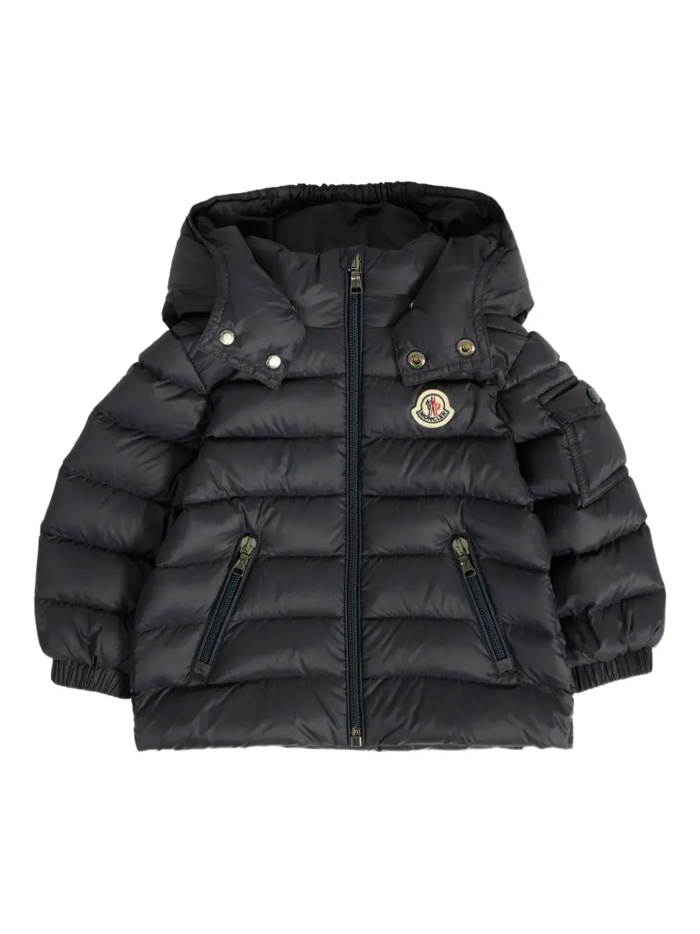 

Пуховая куртка с капюшоном Moncler Enfant, синий