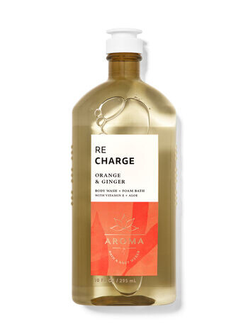 

Гель для тела и пена для ванны Orange Ginger, 10 fl oz / 295 mL, Bath and Body Works