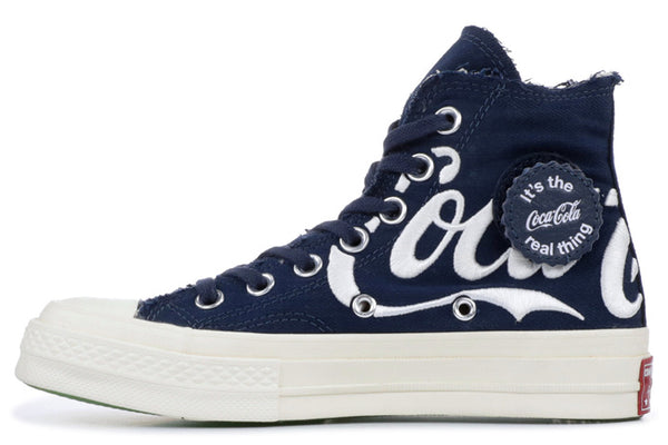 Кроссовки kith x coca-cola x chuck 70 hi 'france' Converse, синий — фото 2